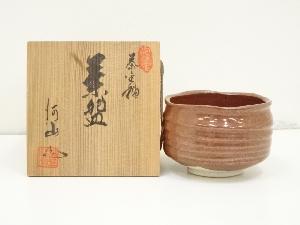作家物　茶金釉茶碗（共箱）